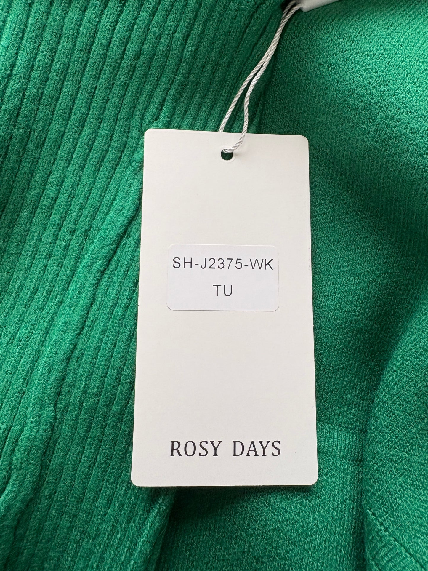 Rosy Days Roll Neck Jumper Dress Colour Green One Size 12-22