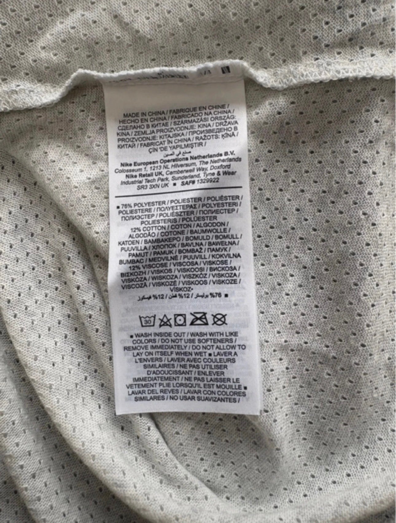 Nike Dri-Fit City Sleek Tank Colour Grey/Silver Size XS