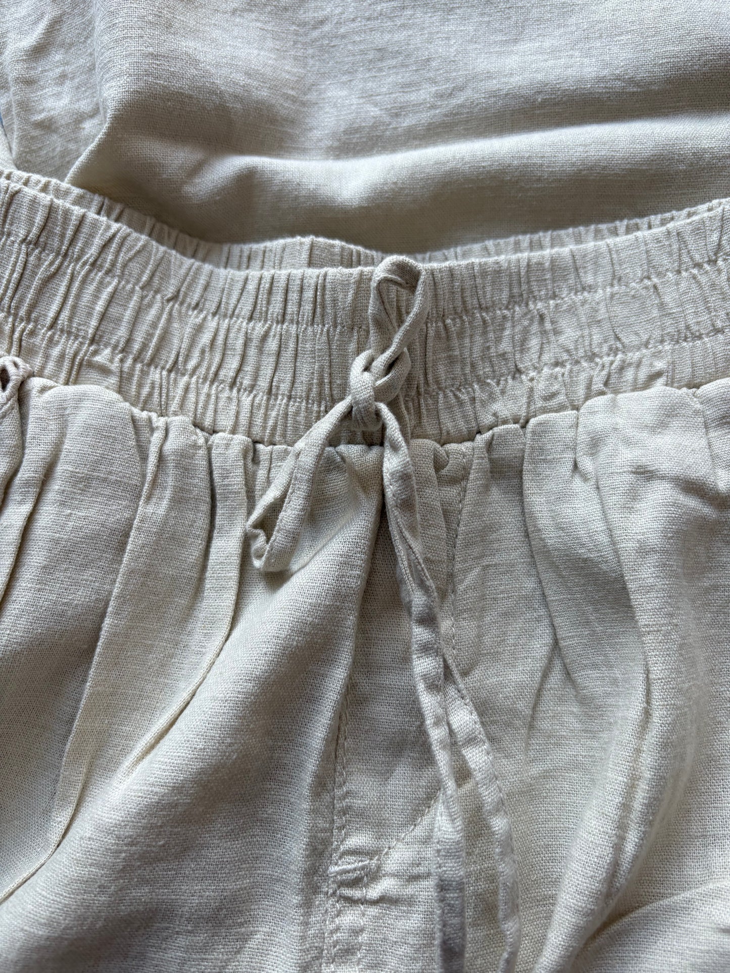 Briggs Linen Blend Trousers Colour Natural Size M