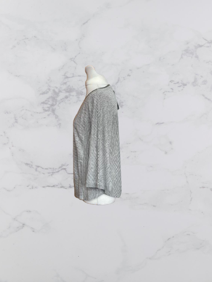 Wrap London Linen 3/4 Sleeve Top Colour Khaki Size 14
