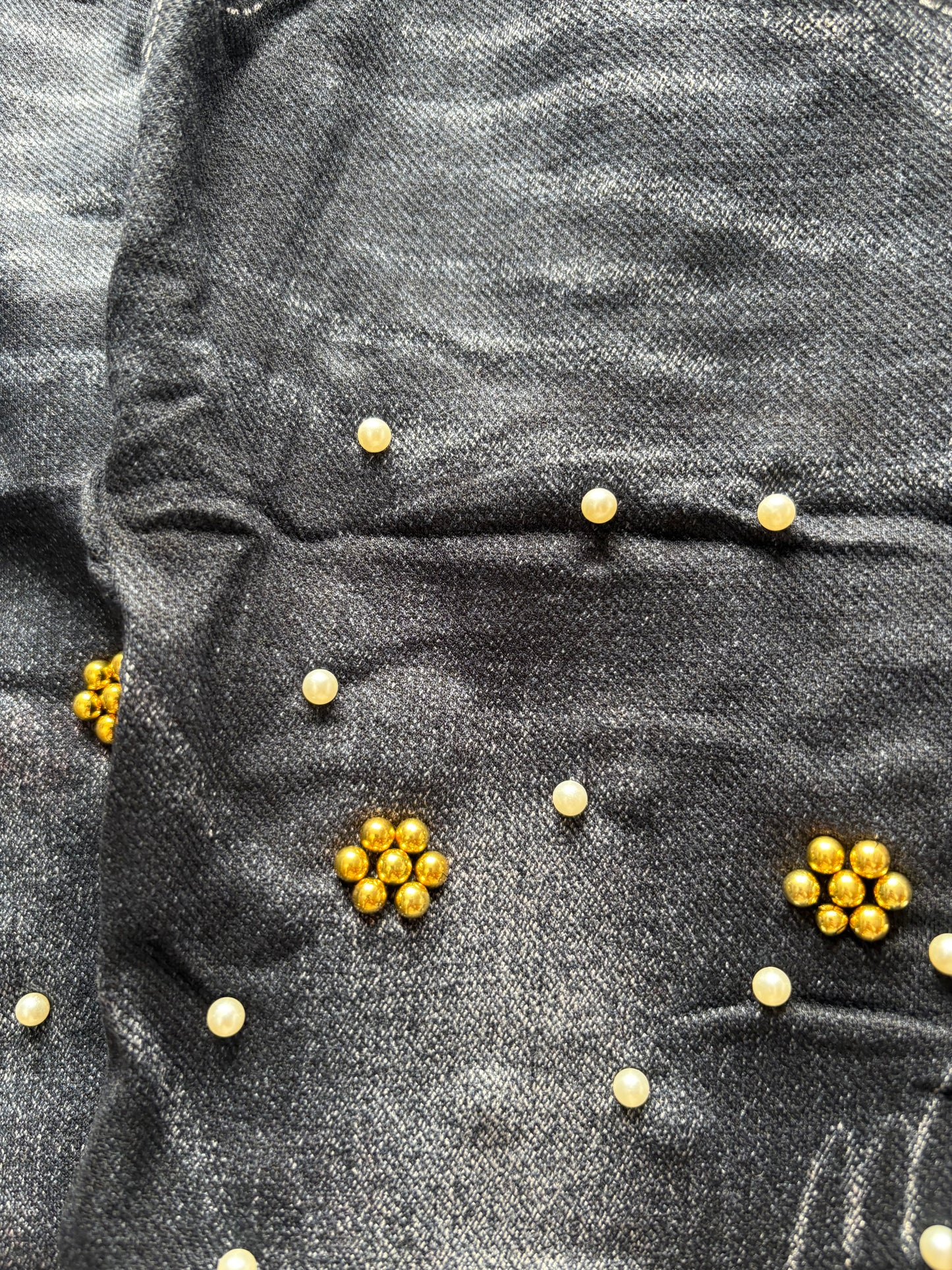 Bella Sirena Pearl Detail Leggings Colour Black One Size 8-12