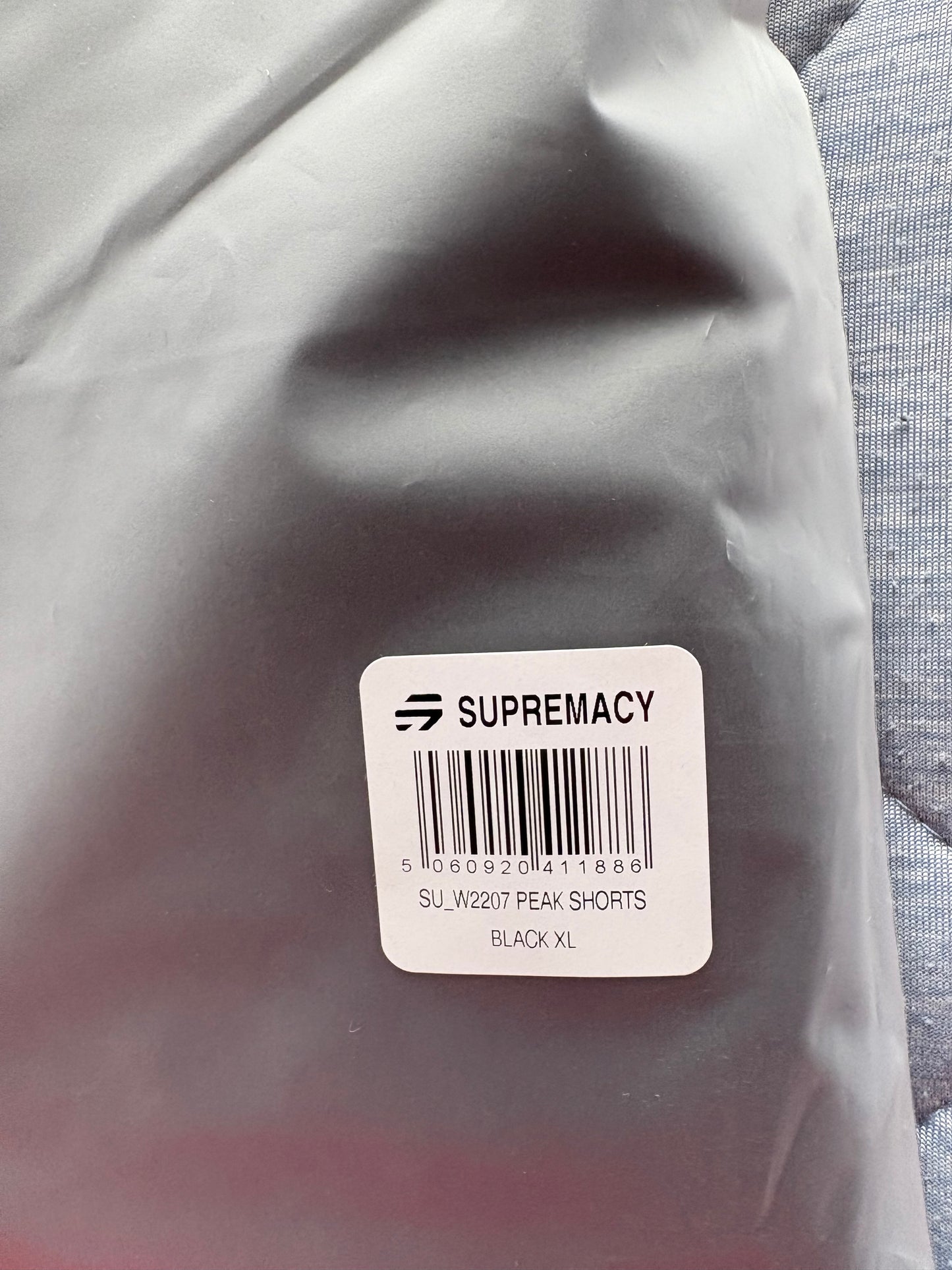 Supremacy Peak Shorts Colour Black Size XL