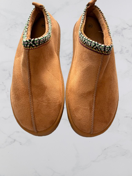 Ladies Chunky Sole Slippers Colour Camel Size 38 UK Size 5