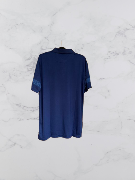 Be Lucky Short Sleeve Polo Shirt Colour Navy Size L