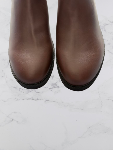 Yours Clothing Faux Leather Elasticated Chelsea
Boots Colour Brown Size 7 E