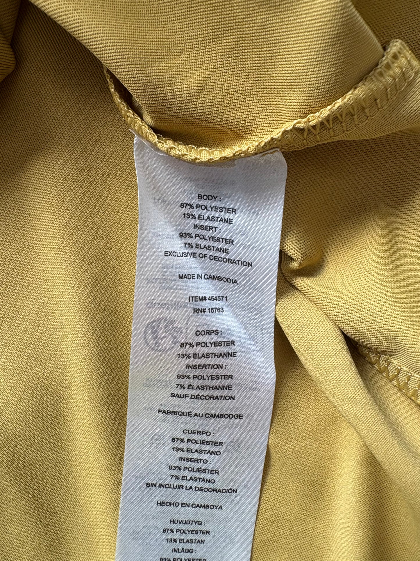Champion Short Sleeve T-Shirt Colour Gold Chain Size XL