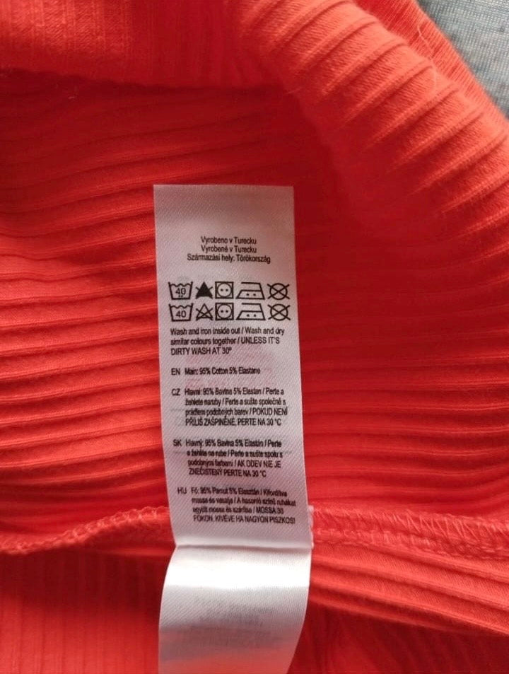 F&F F W Bridge vest top Colour Orange Size 14