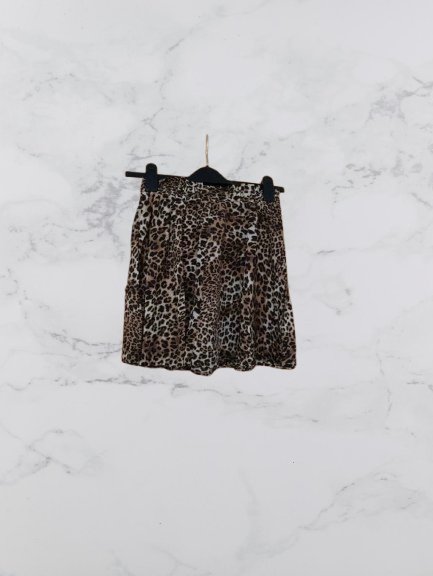 Missguided Animal Print Mini Skirt Colour Leopard Size 6