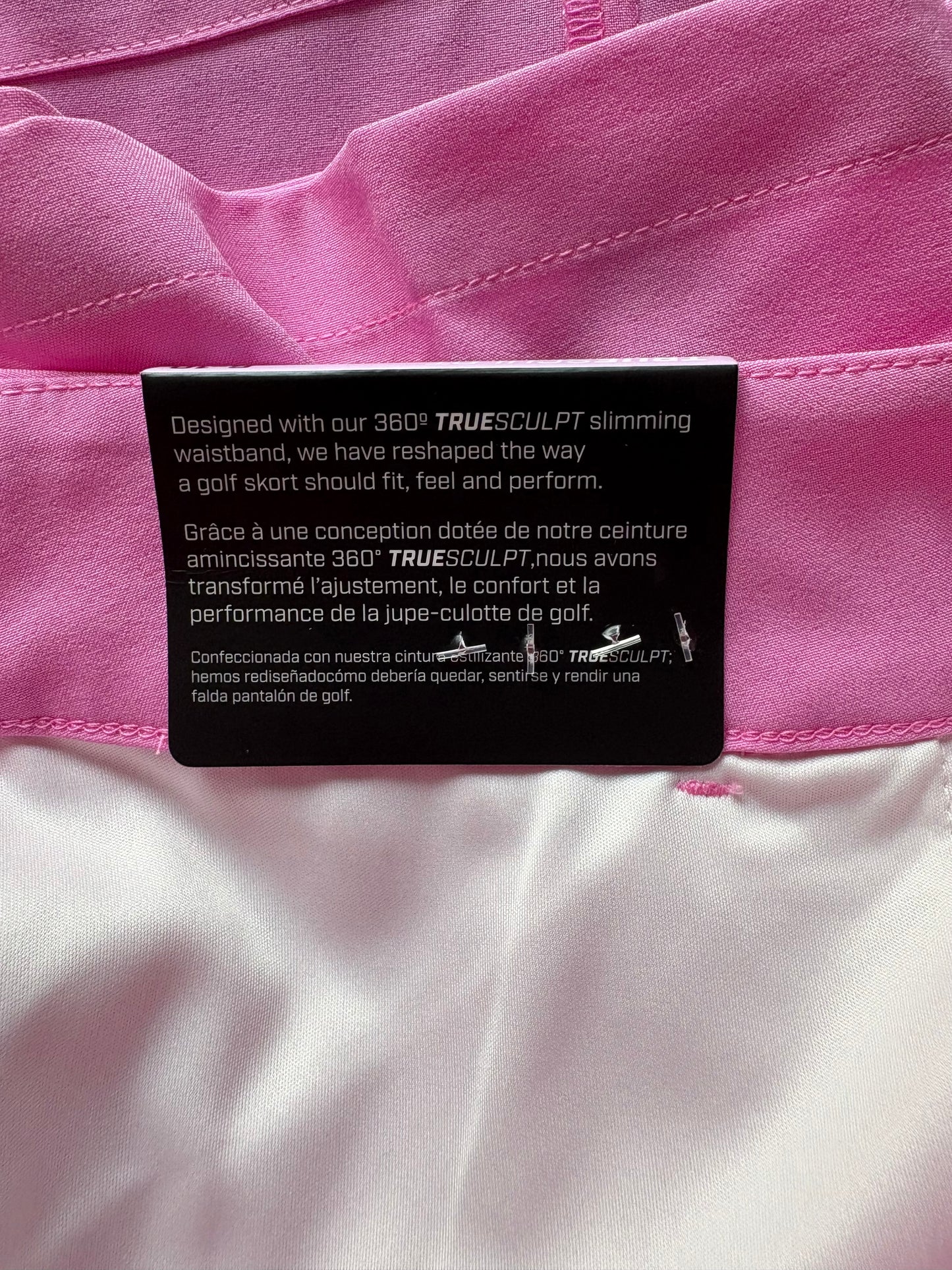 Callaway Truesculpt 4 Shorts Size 10 Colour Pink Sunset