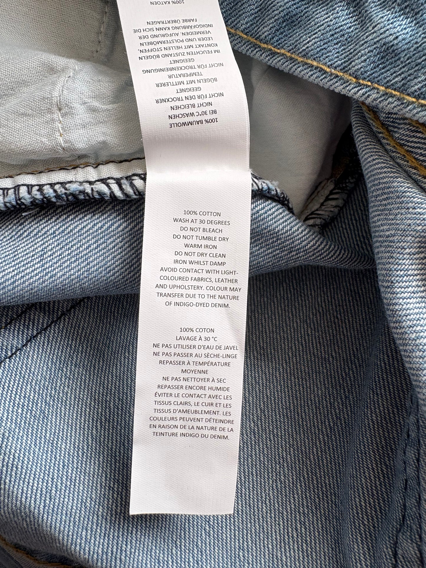Boohoo High Waist Mom Jeans Colour Mid Blue Size 14