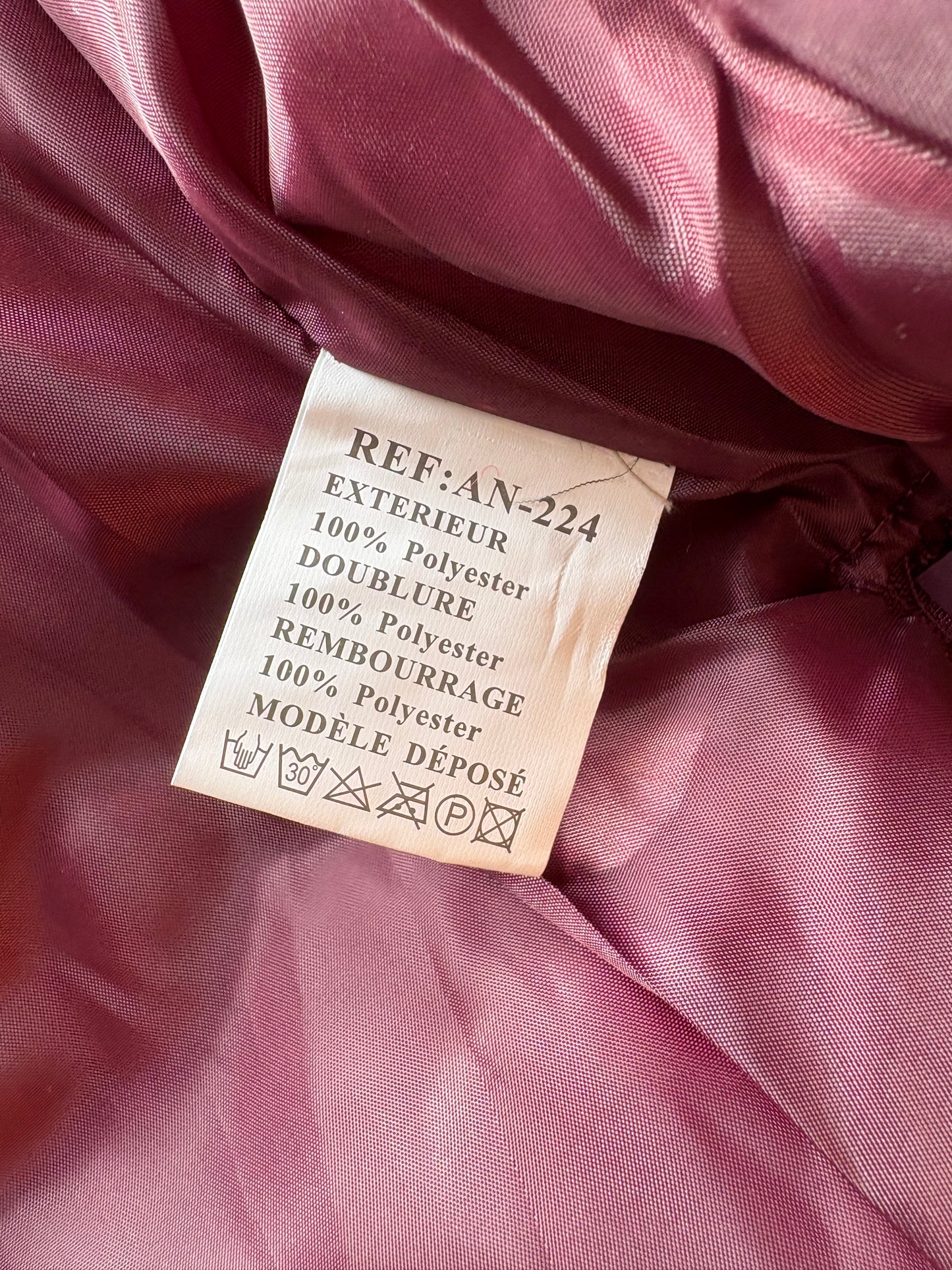 Saturne Hooded Water Repellent Longline Gilet Colour Burgundy Size L