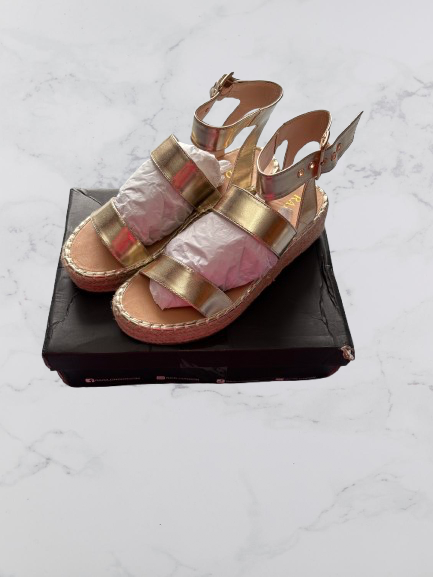 Raid London Bellini Flatform Sandals Colour Gold UK Size 7