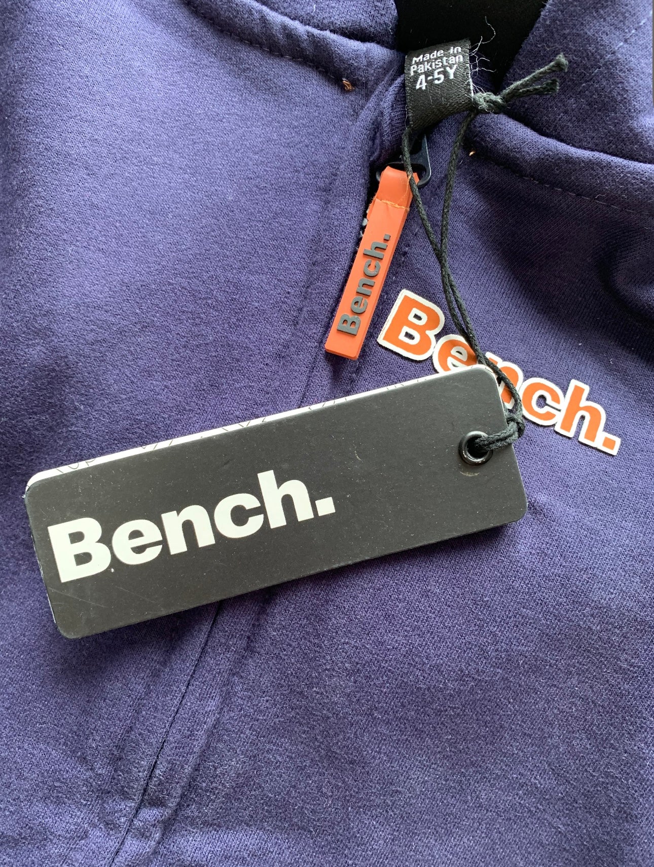 Bench Hooded Tracksuit Colour Navy Size 4-5 Years