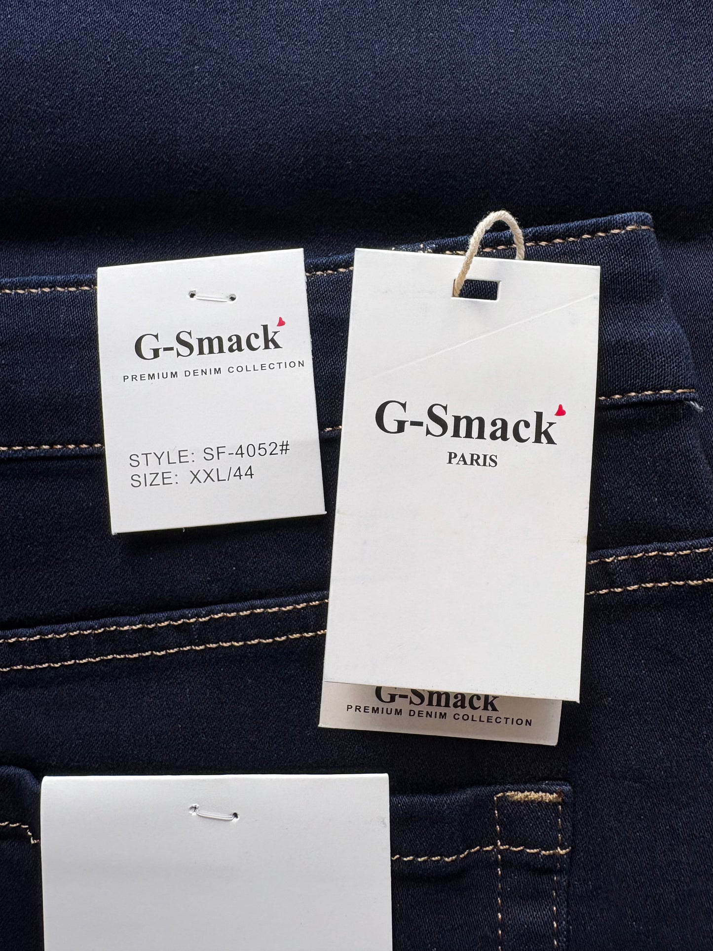G-Smack Long Denim Skirt Colour Dark Denim Size 16