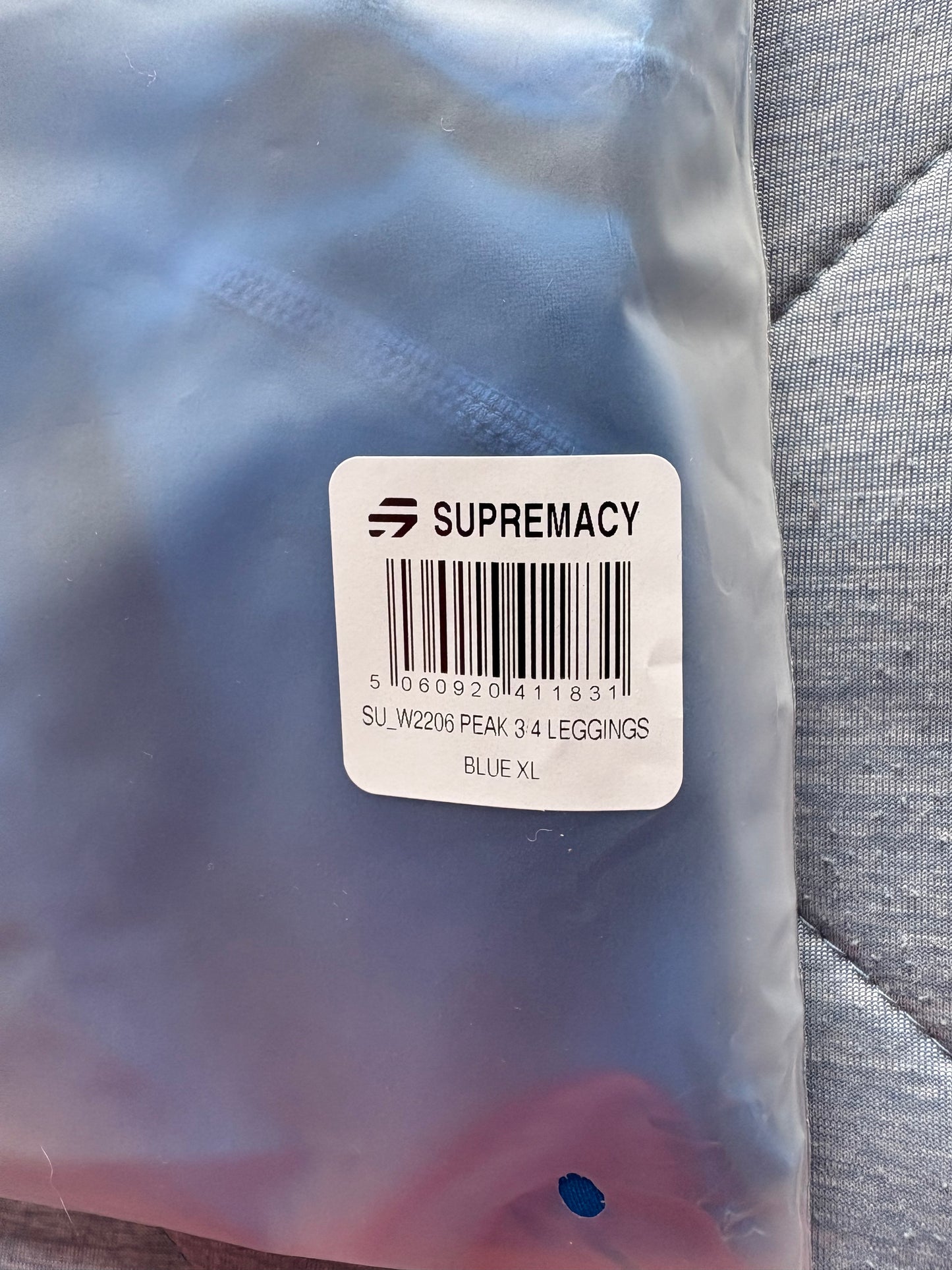 Supremacy Peak 3/4 Leggings Colour Blue Size XL