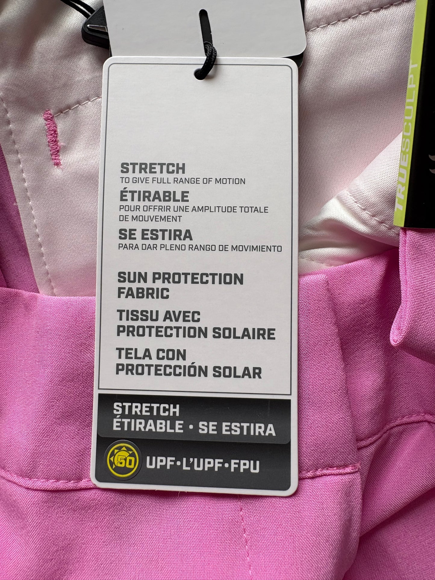 Callaway Truesculpt 4 Shorts Size 8 Colour Pink Sunset