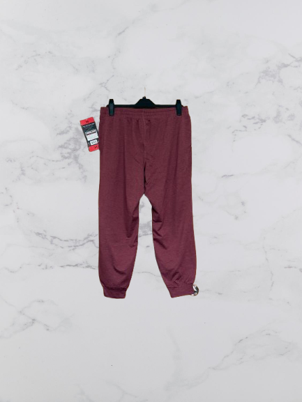 Kirkland Signature Lightweight Joggers Colour Burgundy Size M UK Size 14