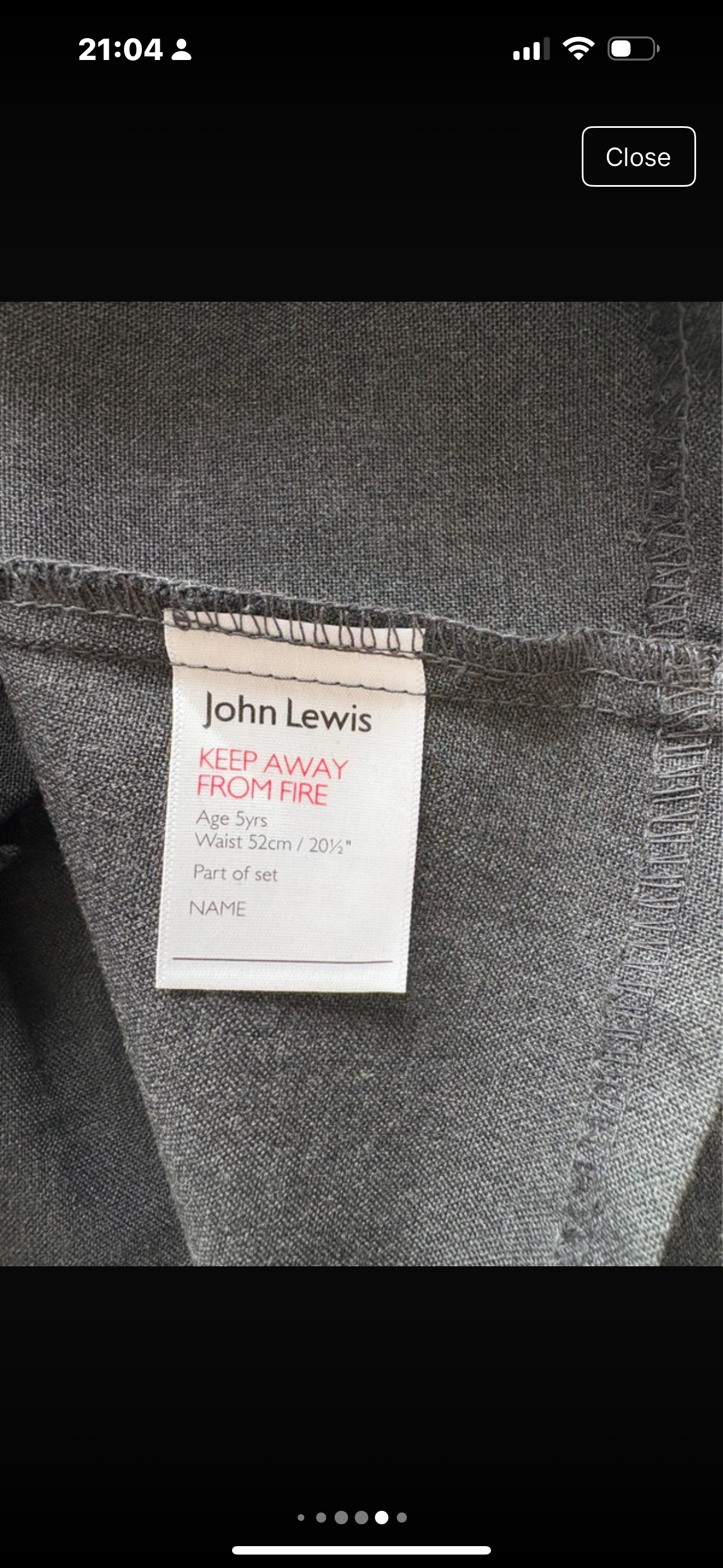 John Lewis 2 Pack The Basics Skirts Colour Grey Size 5 Years