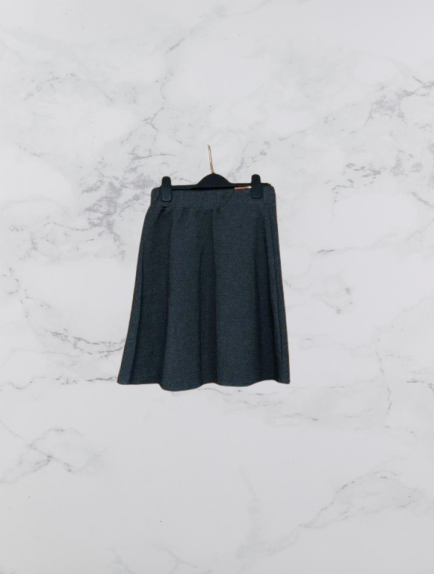 John Lewis Jersey Skater Skirt Colour Grey Size 12 Years