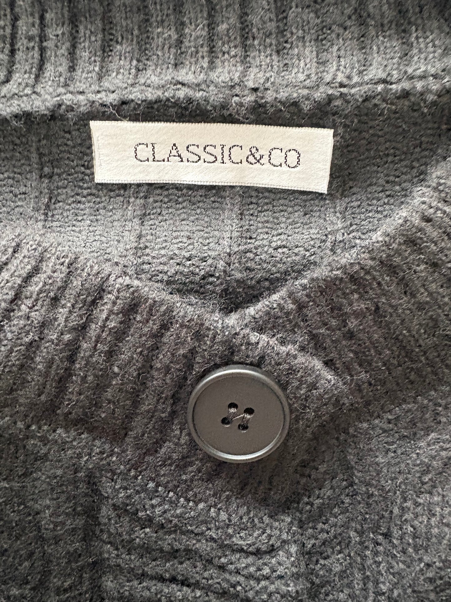 Classic&Co Knitted Lounge Set Colour Black One Size 8-16