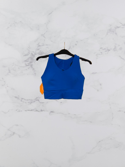 Supremacy Peak Longline Bra Top Colour Blue Size M