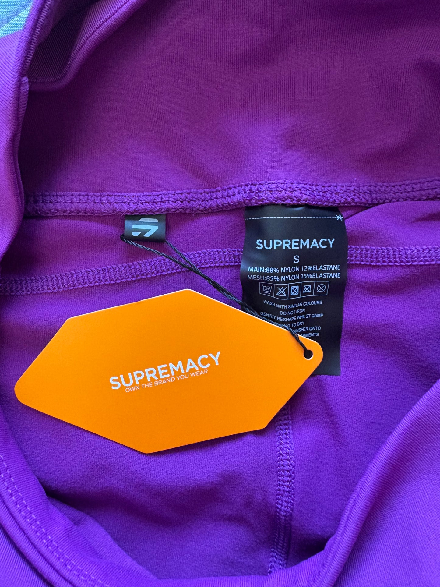 Supremacy Peak Shorts Colour Purple Size S