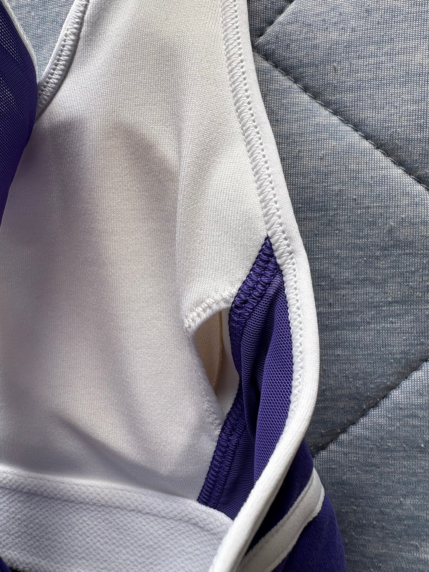 Reebok Lux Racerback Sports Bra Colour Purple Size 4-6