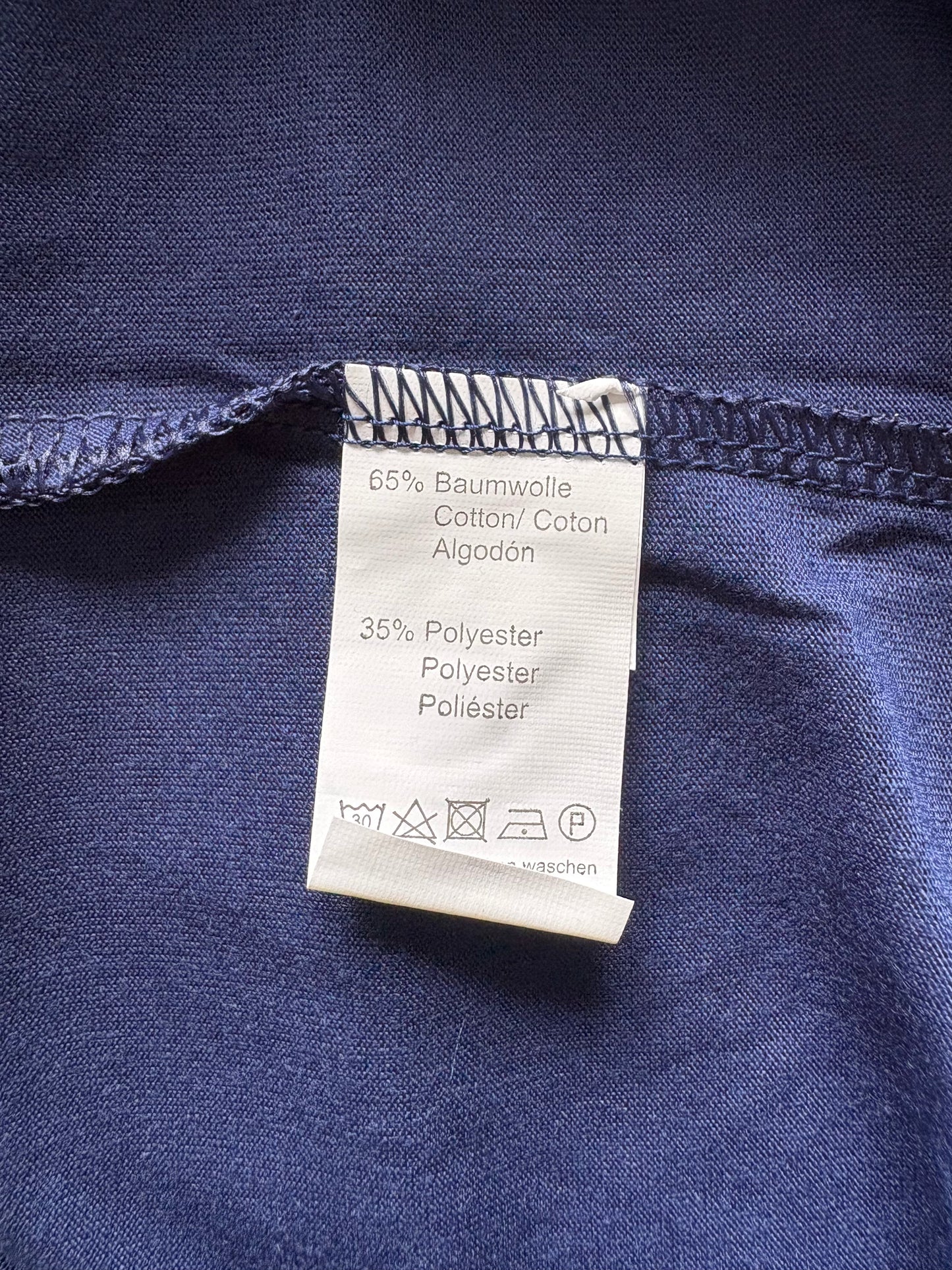 Be Lucky Short Sleeve Polo Shirt Colour Navy Size L