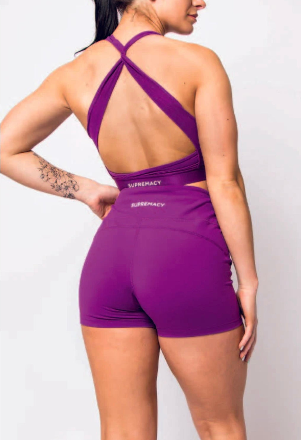 Supremacy Peak Shorts Colour Purple Size S