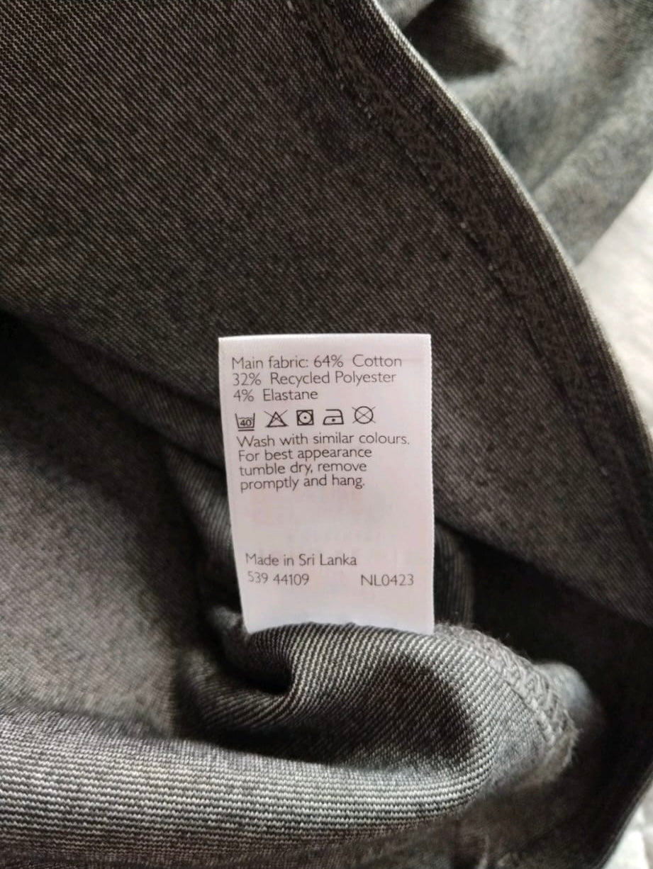 John Lewis Jersey Panel Pleated Skirt Colour Grey Size 11 Years