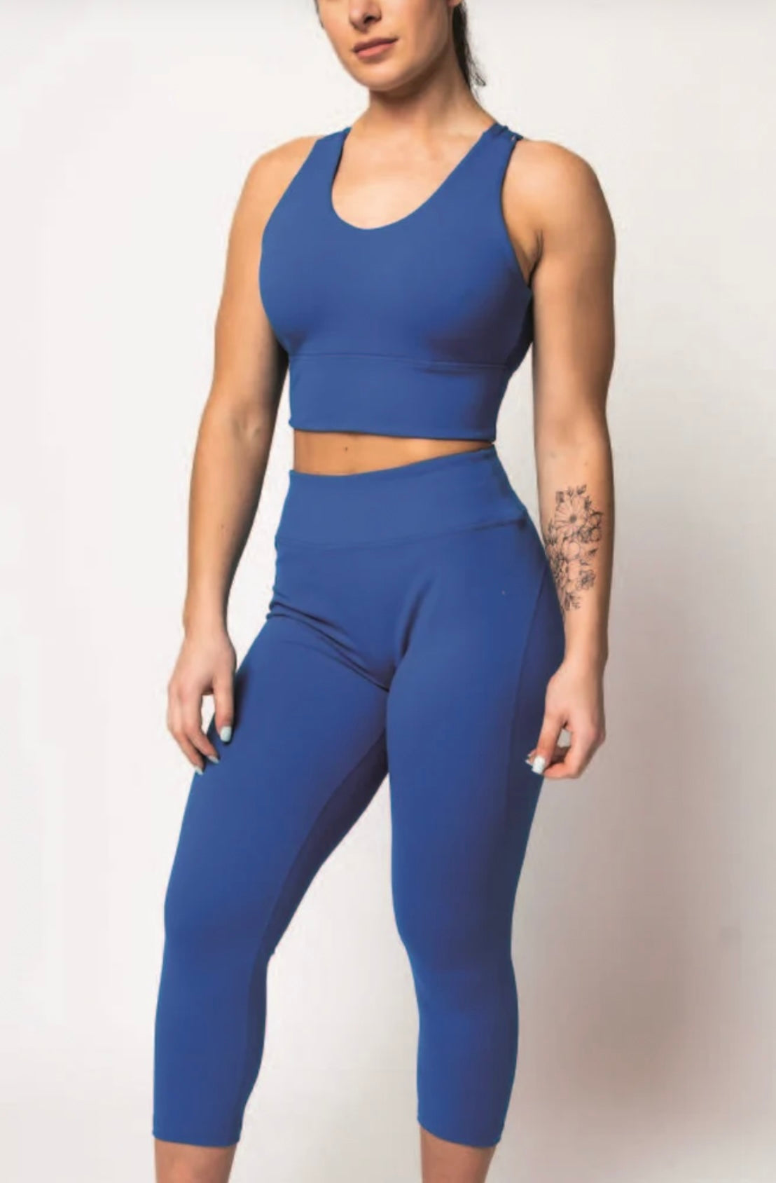 Supremacy Peak Longline Bra Top Colour Blue Size XL