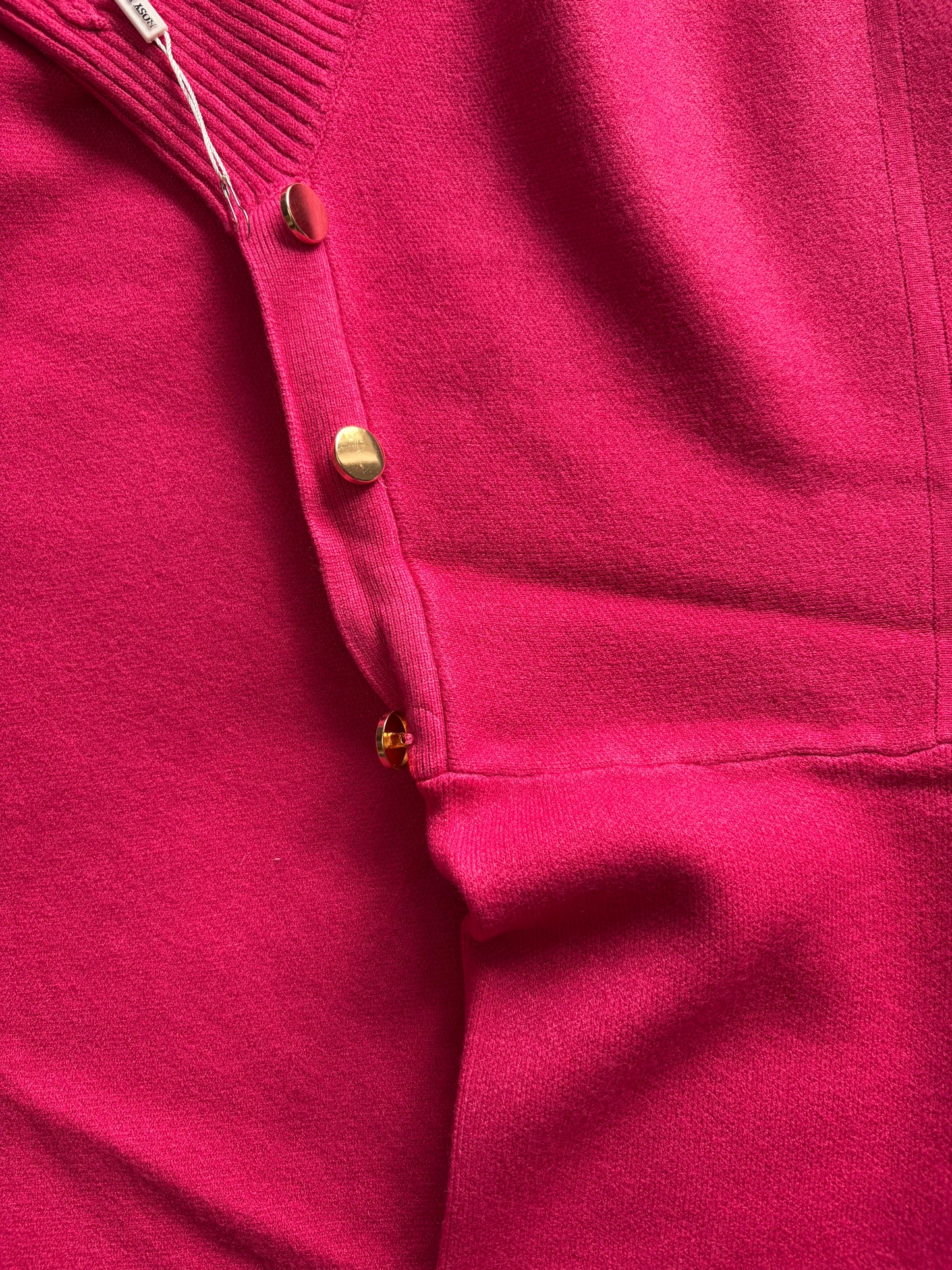 Rosy Days Roll Neck Jumper Dress Colour Pink One Size 12-22