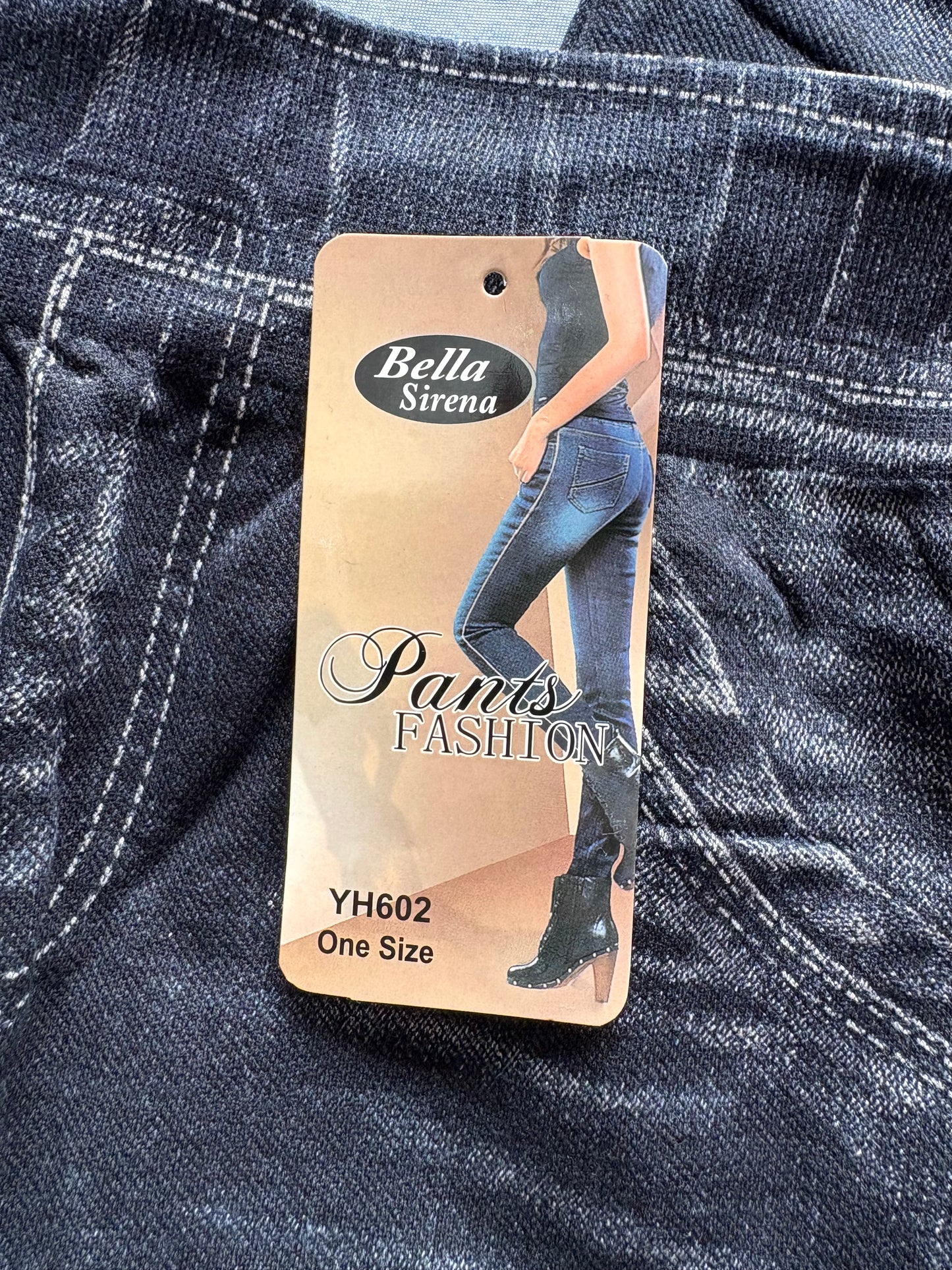 Bella Sirena Pearl Detail Leggings Colour Black One Size 8-12