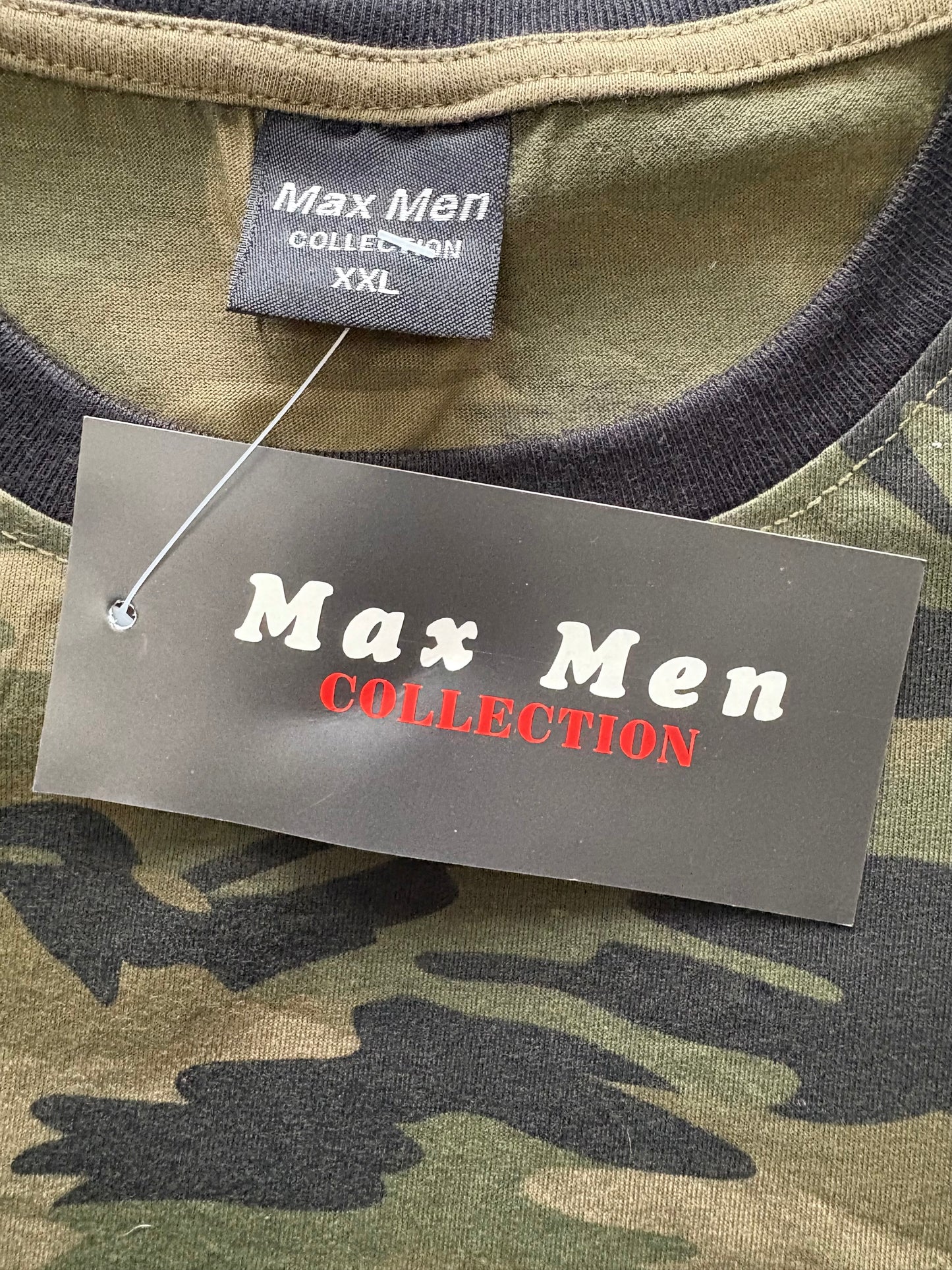 Max Men Collection Short Sleeve
Camo T-Shirt Colour Dark Khaki Camo Size XXL