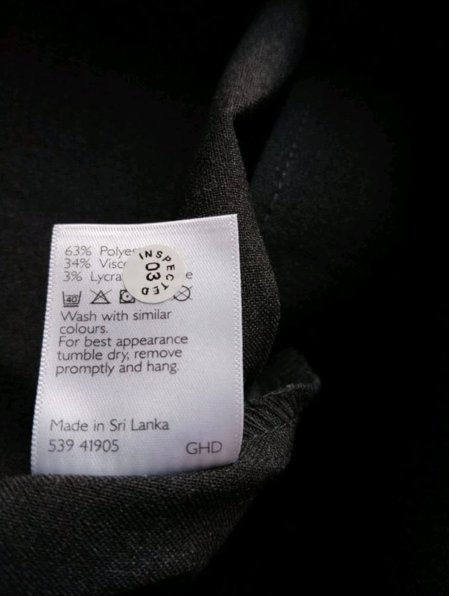 John Lewis Pencil Skirt Colour Grey Size 12 Years