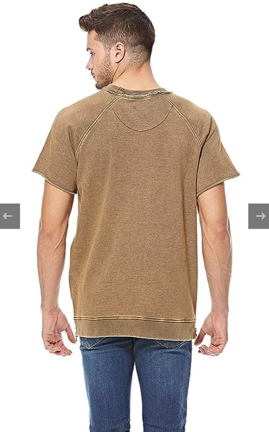 Brave Soul Zip Side Casual T-Shirt
Colour Khaki Size S
