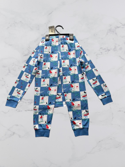 TU Long Sleeve Christmas Pyjamas Colour Blue Multi Size 4-5 Years
