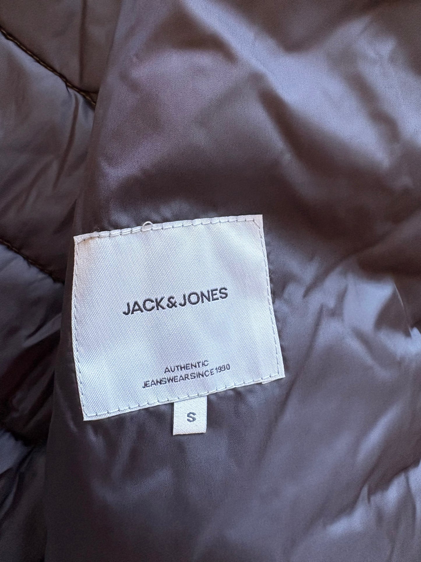 Jack & Jones Lightweight Hooded Puffer Jacket Colour Dark Green Size S
