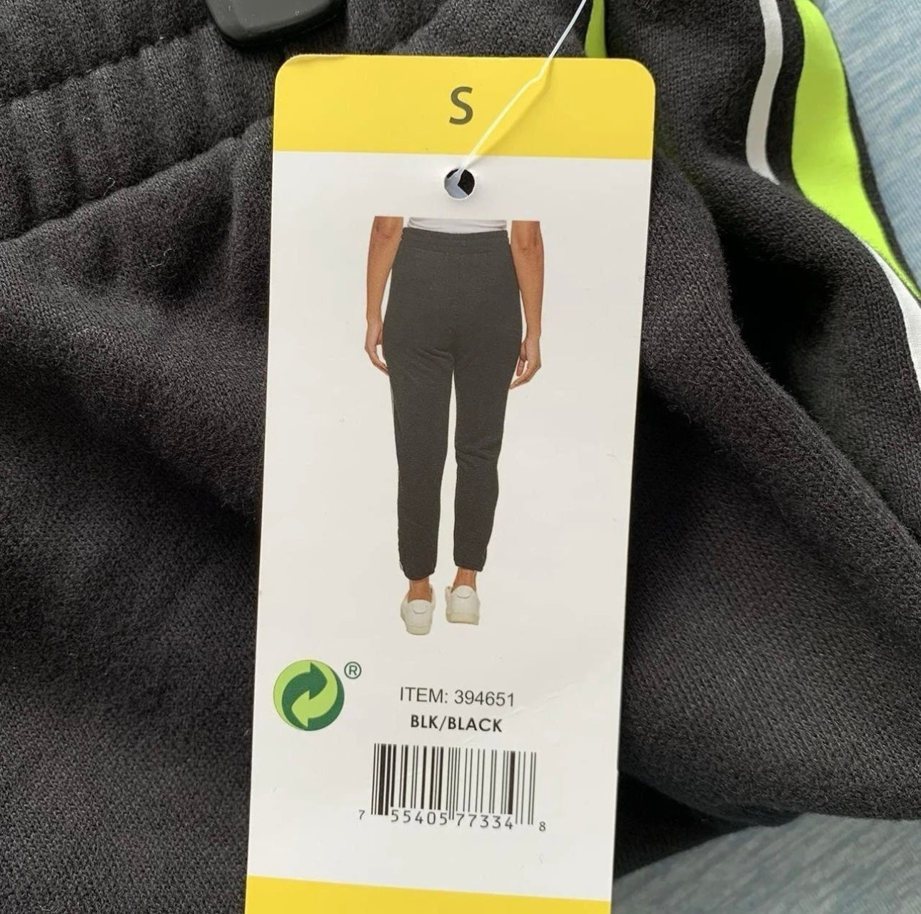 DKNY Sport Ladies Jogging Trousers Colour Black Size S (UK Size 10/12)