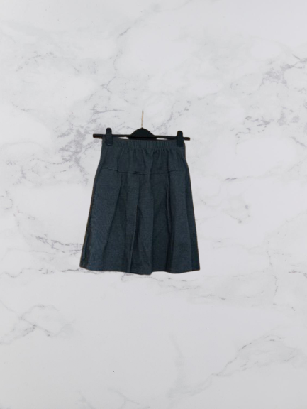John Lewis Jersey Panel Pleated Skirt Colour Grey Size 11 Years