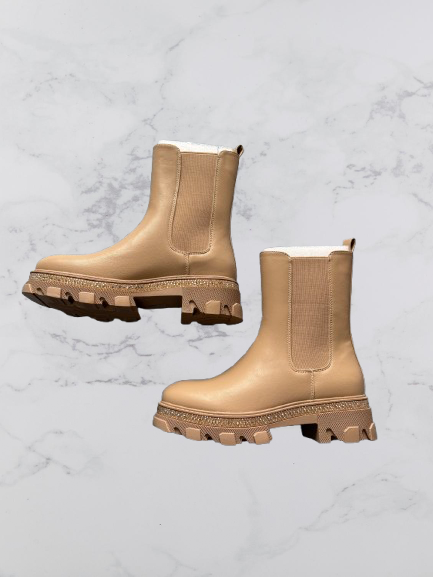 Stephan Paris Chelsea Boots Colour khaki Size 36 Uk Size 3
