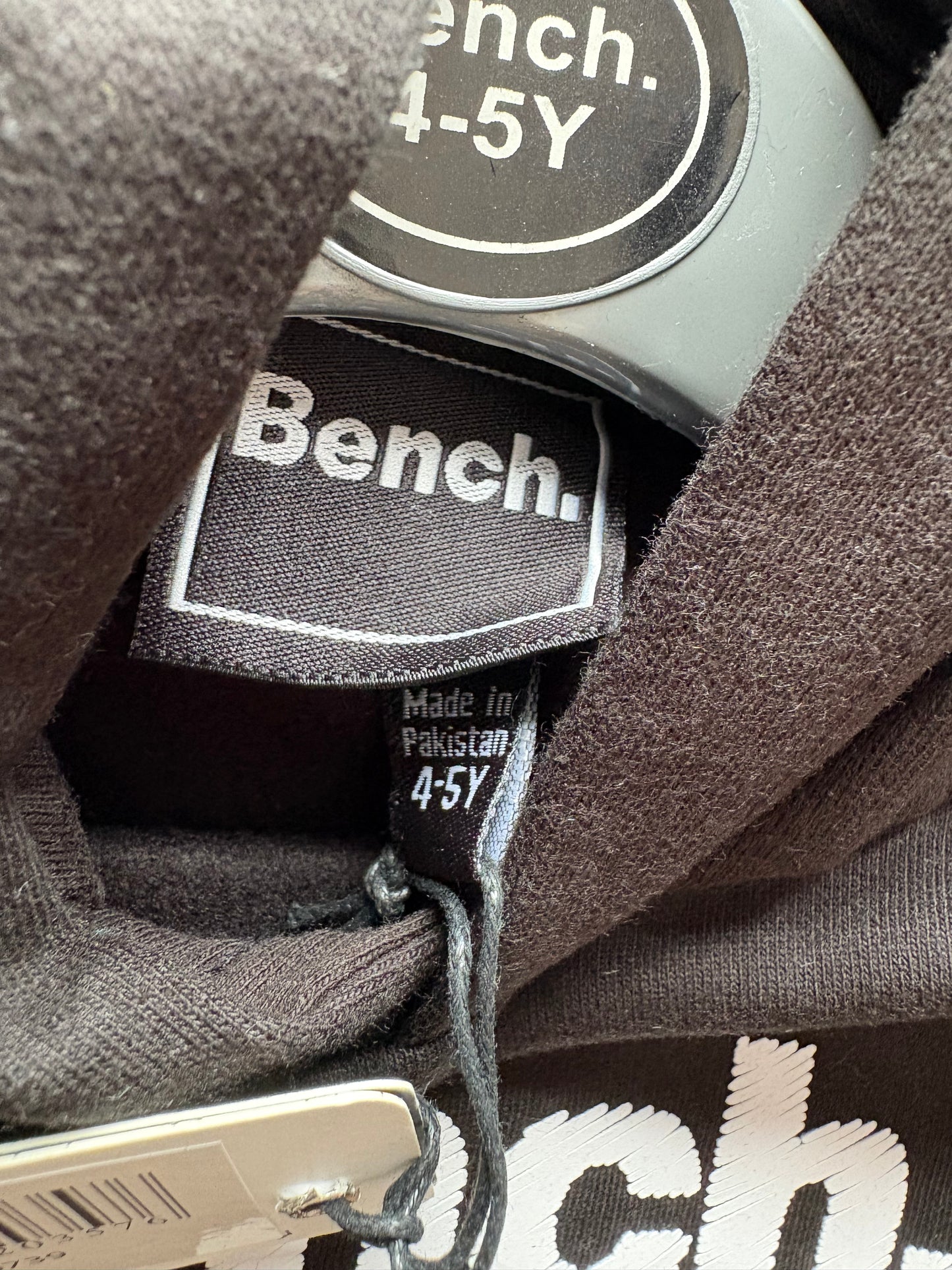 Bench Hooded Tracksuit Colour Black Size 4-5 Years