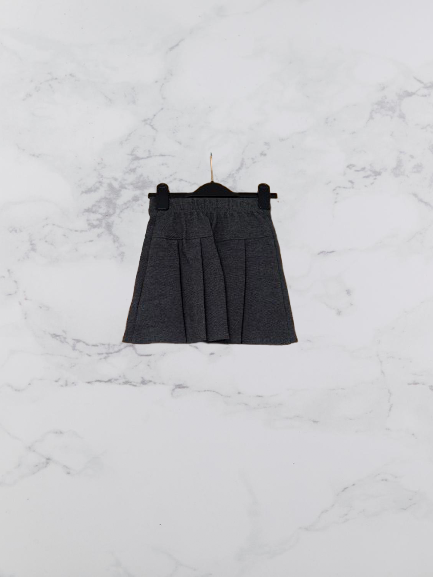 John Lewis Jersey Panel Pleated Skirt Colour Grey Size 3 Years