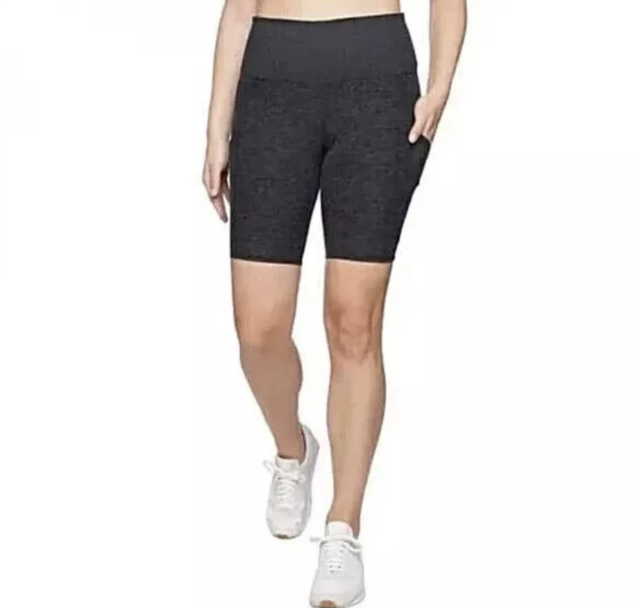 Kirkland Signature Ladies Brushed Bike Shorts Colour Grey Marl Size Small
