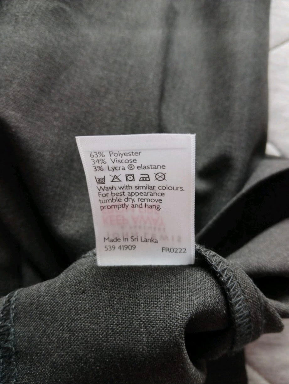 John Lewis Pencil Skirt Colour Grey Size 16 Years
