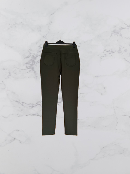 Yu & Me Paris Scuba Trousers Colour Khaki Size XL/XXL One size 10-16