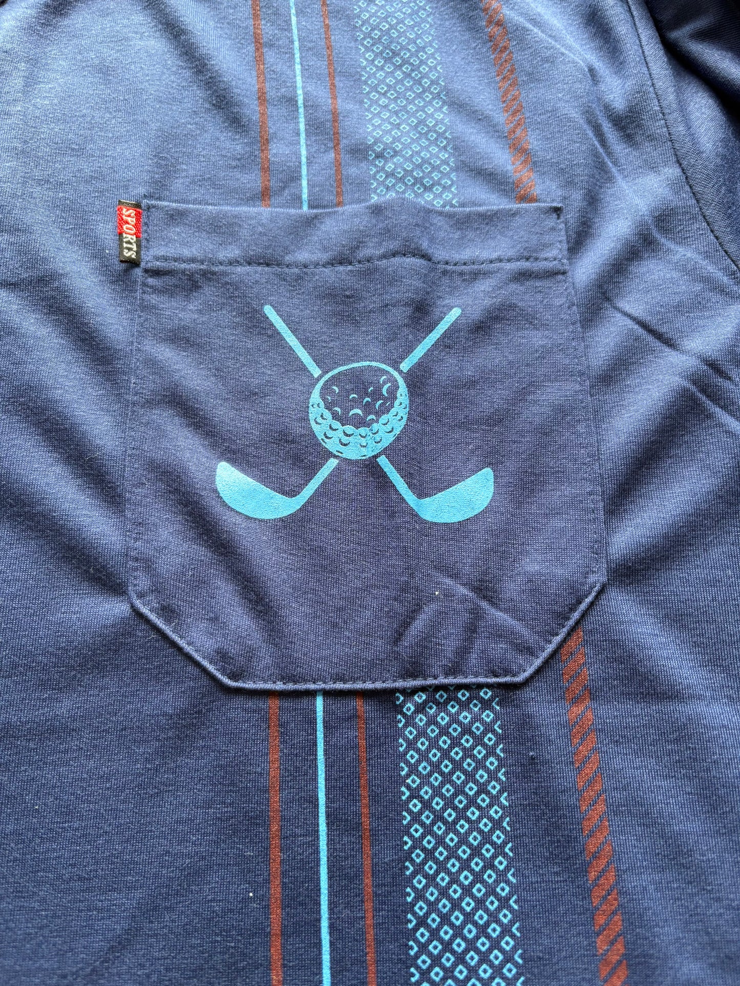Be Lucky Short Sleeve Polo Shirt Colour Navy Size L