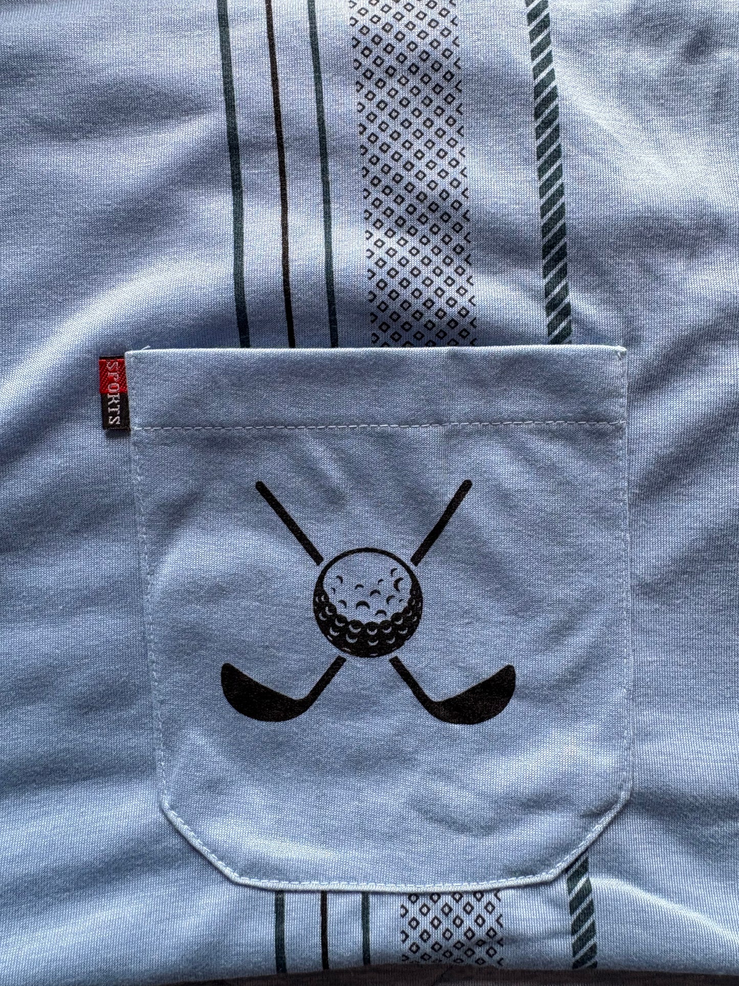 Be Lucky Short Sleeve Polo Shirt Colour Light Blue Size XL