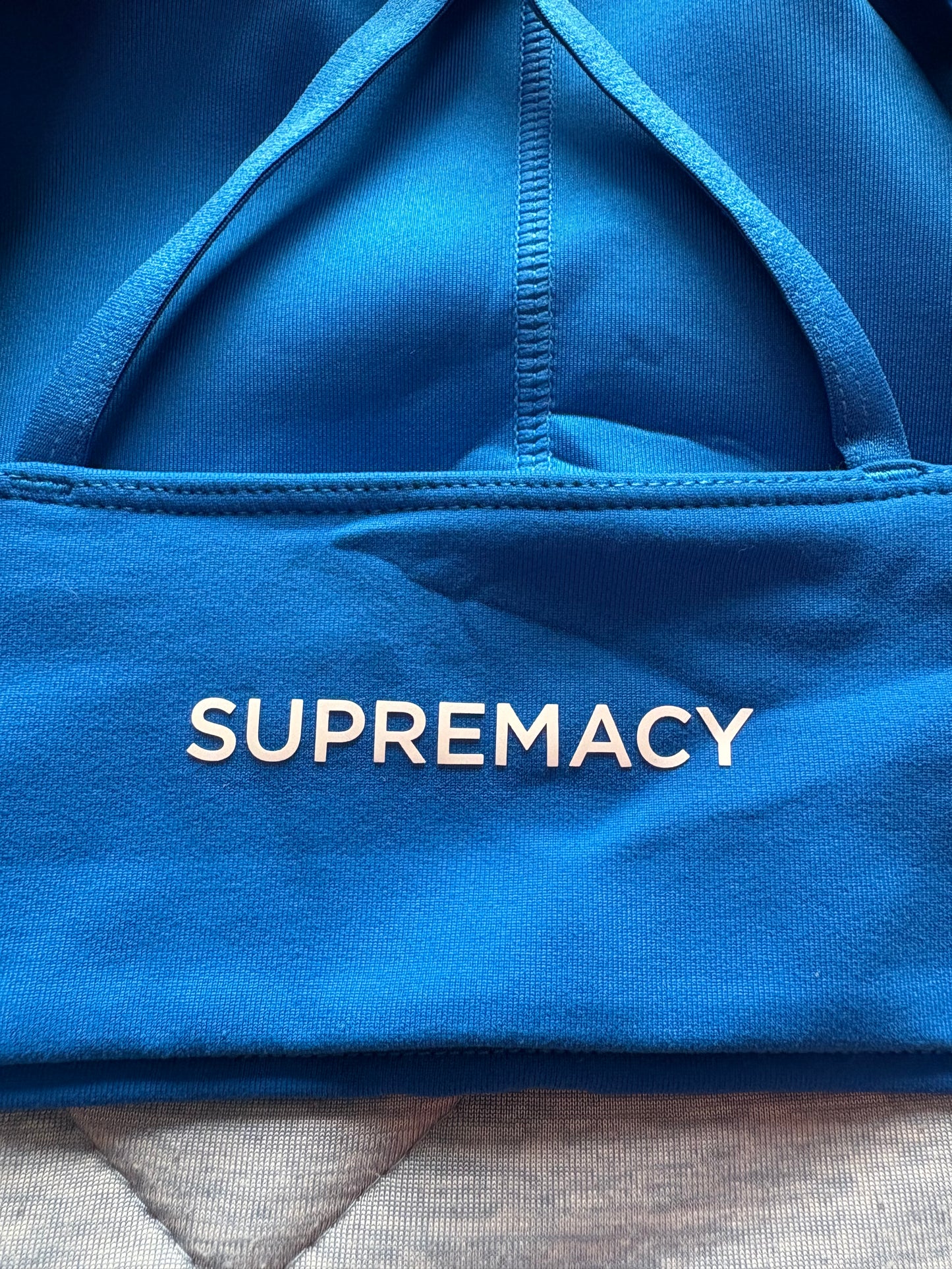 Supremacy Peak Longline Bra Top Colour Blue Size XL