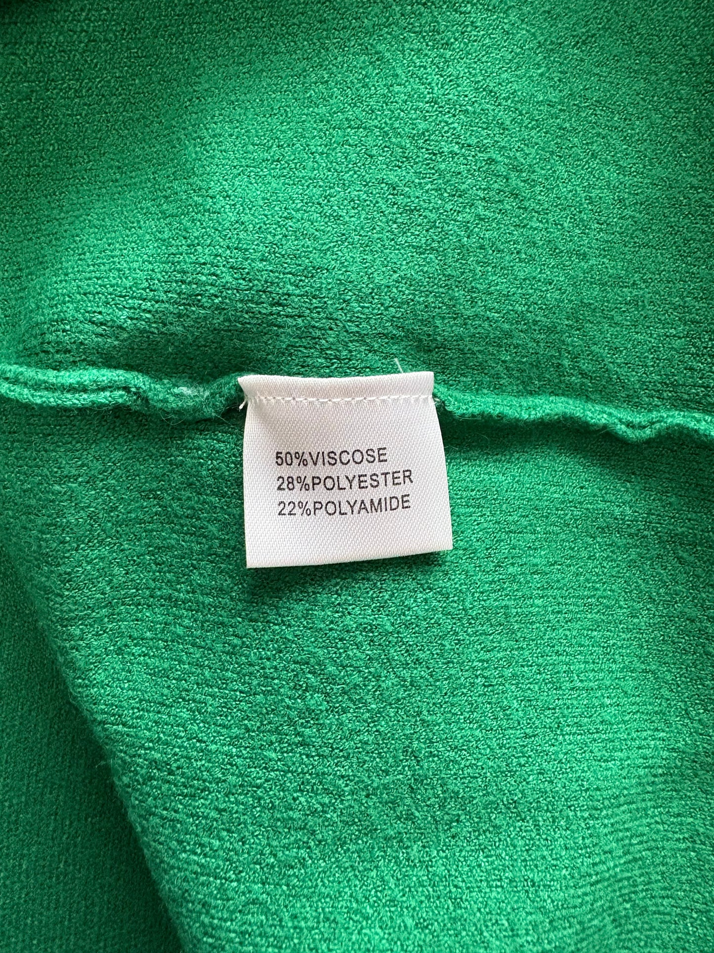 Rosy Days Roll Neck Jumper Dress Colour Green One Size 12-22